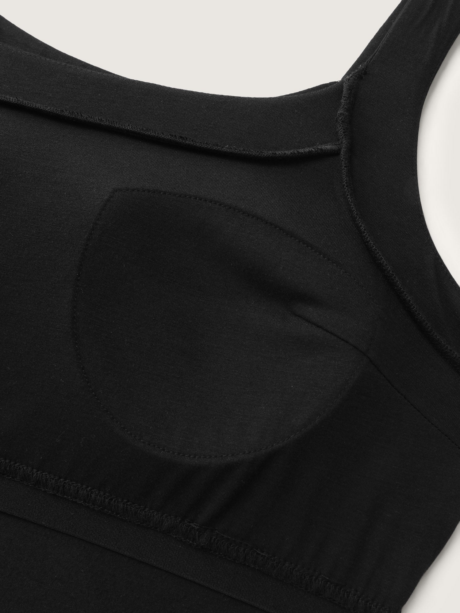 Supersoft Supportive Bra Fitted Plain Tank Top