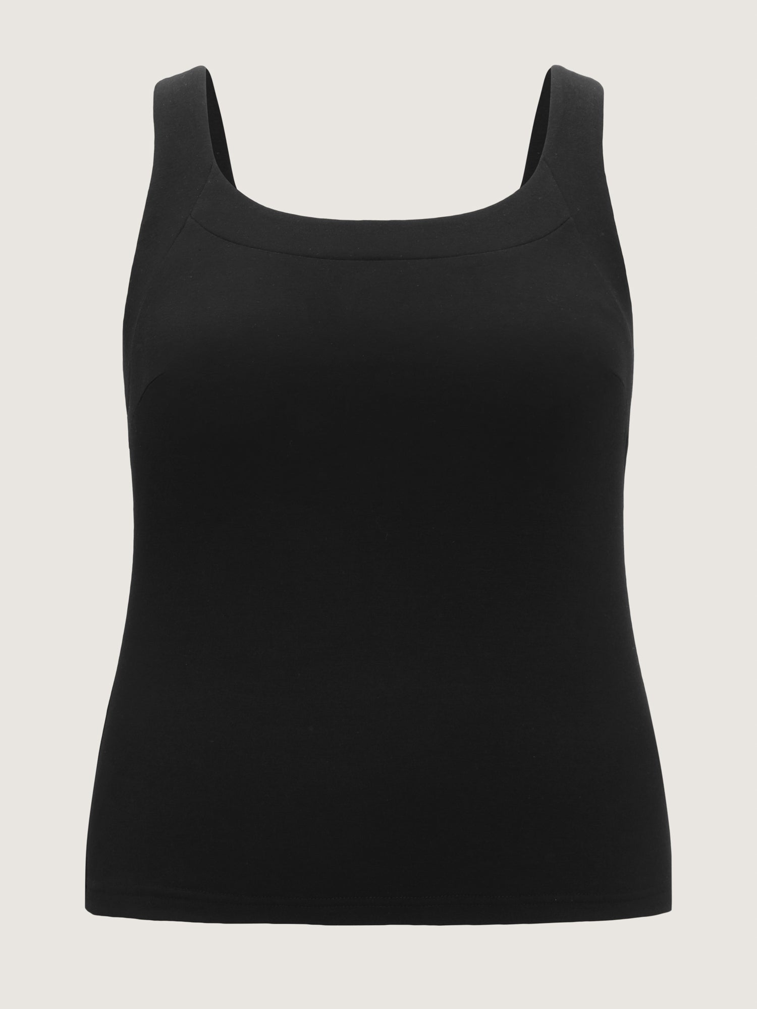 Supersoft Supportive Bra Fitted Plain Tank Top