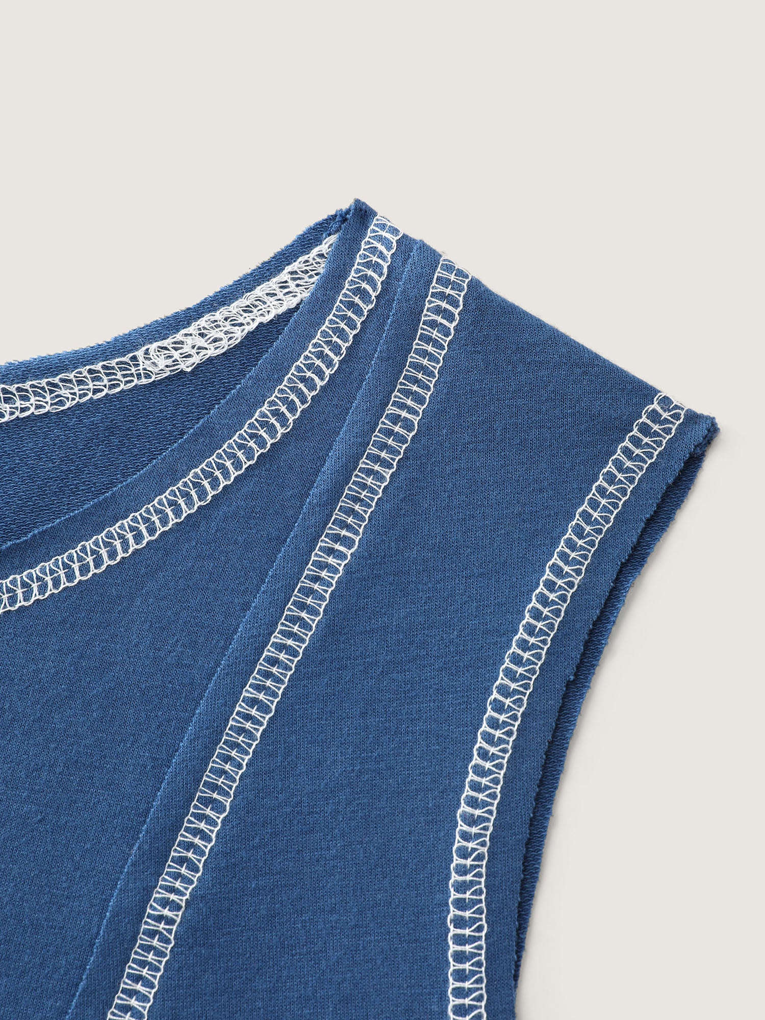 Color Contrast Edges Tank Top