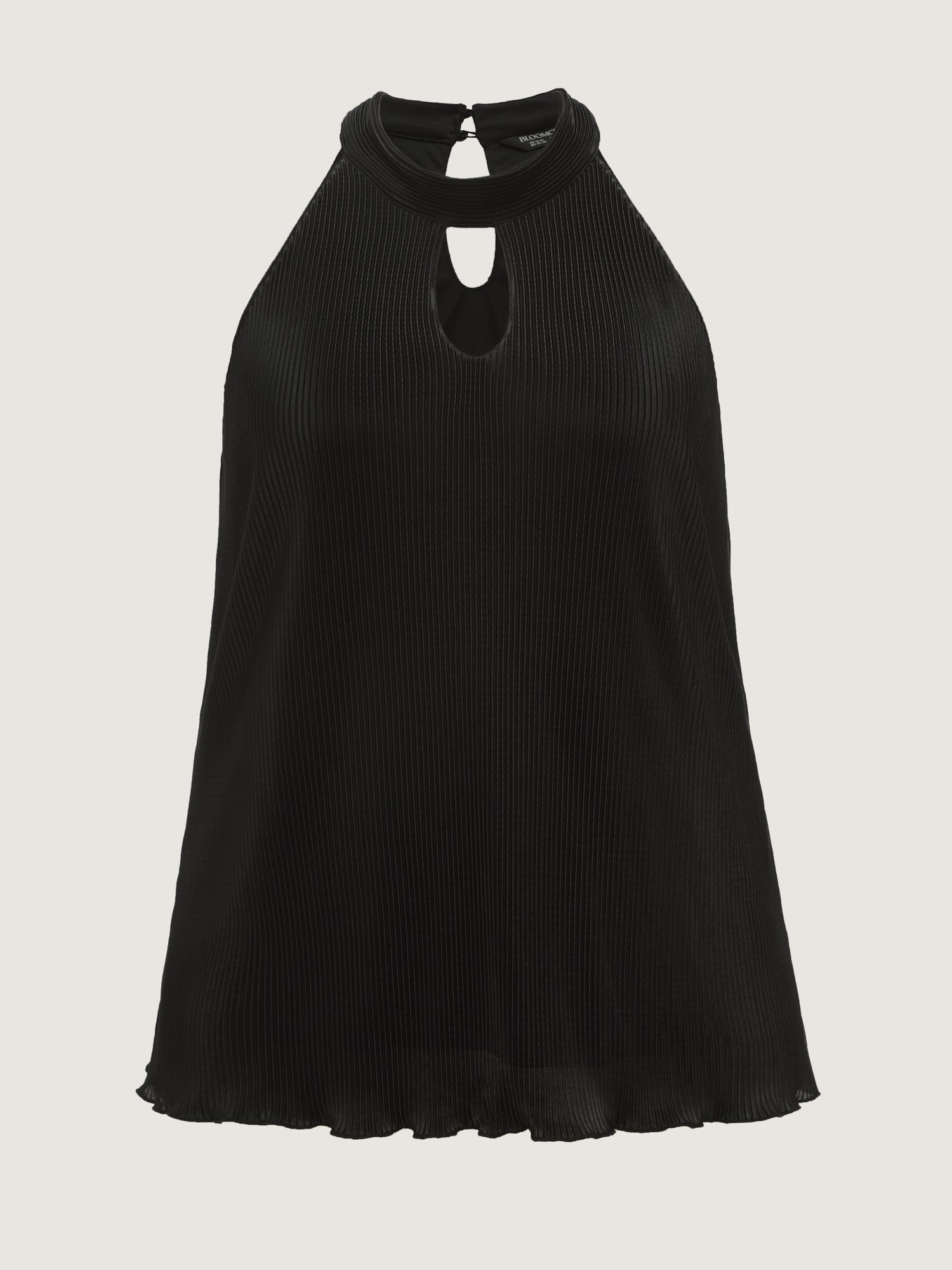 Halter Neck Cut-Out Draped Tank Top